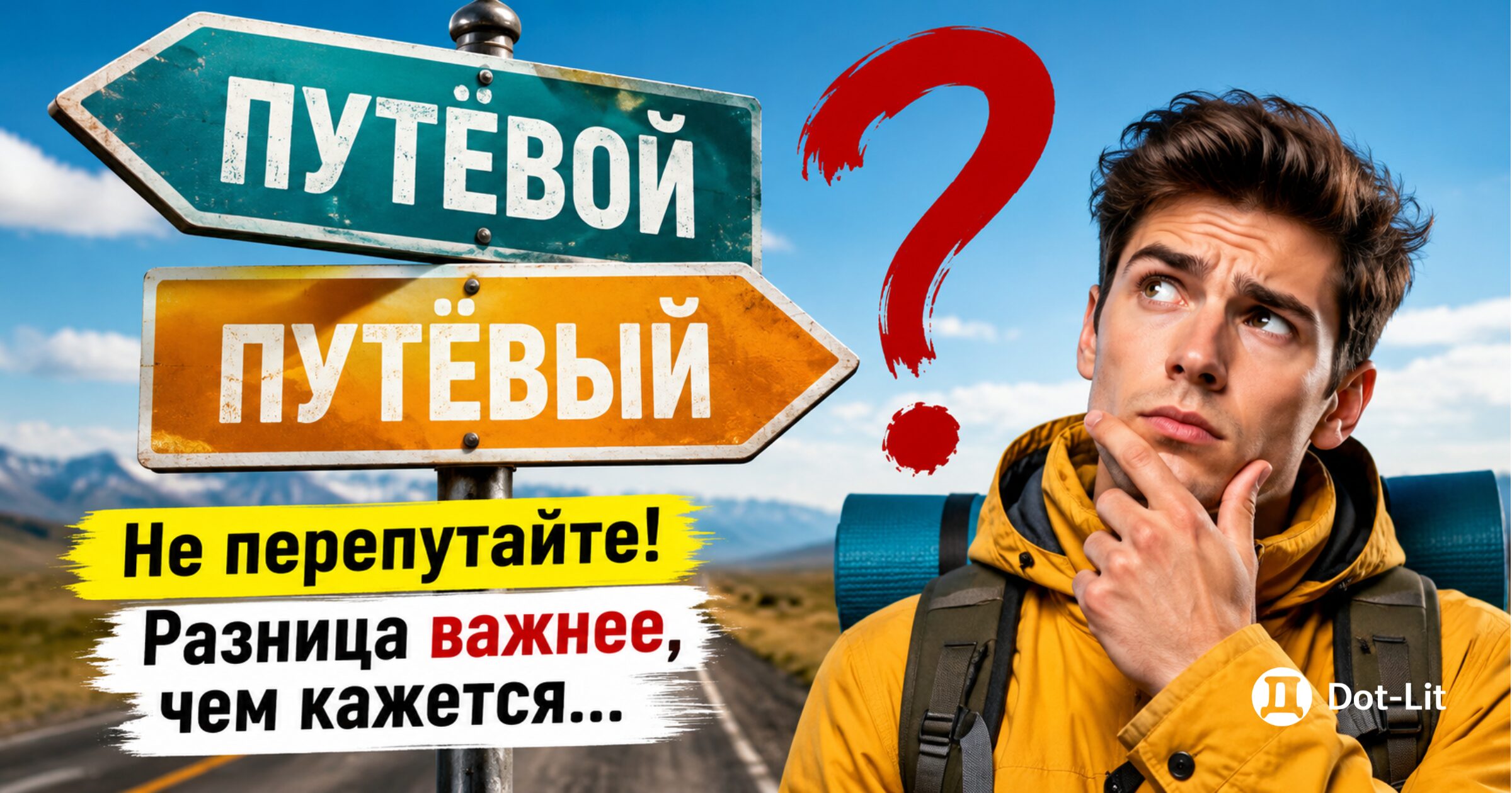 «Путевой» и «путёвый»: в чём разница и как не ошибиться – все нюансы