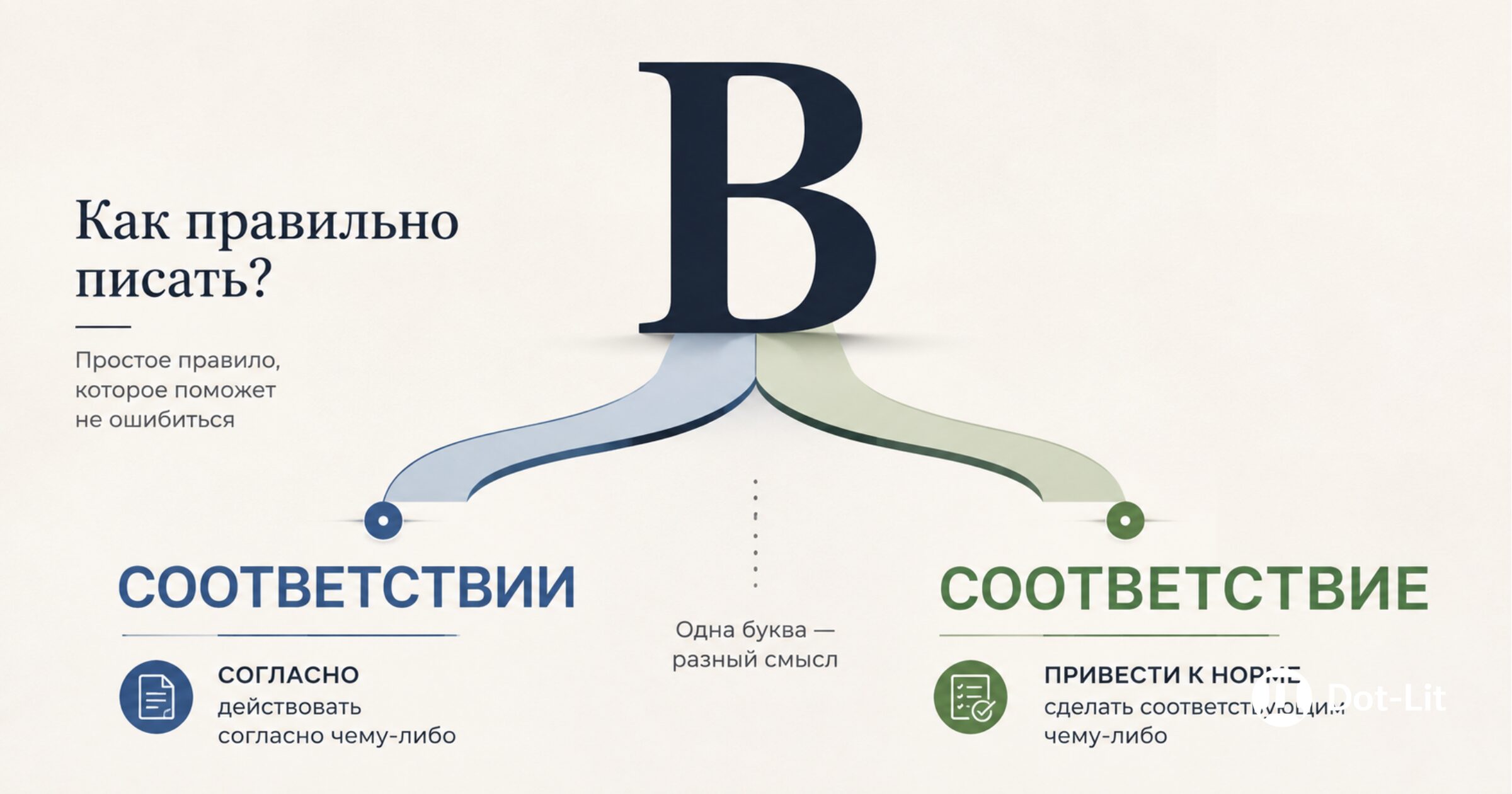 «В соответствии» или «в соответствие»: как правильно писать и когда употреблять