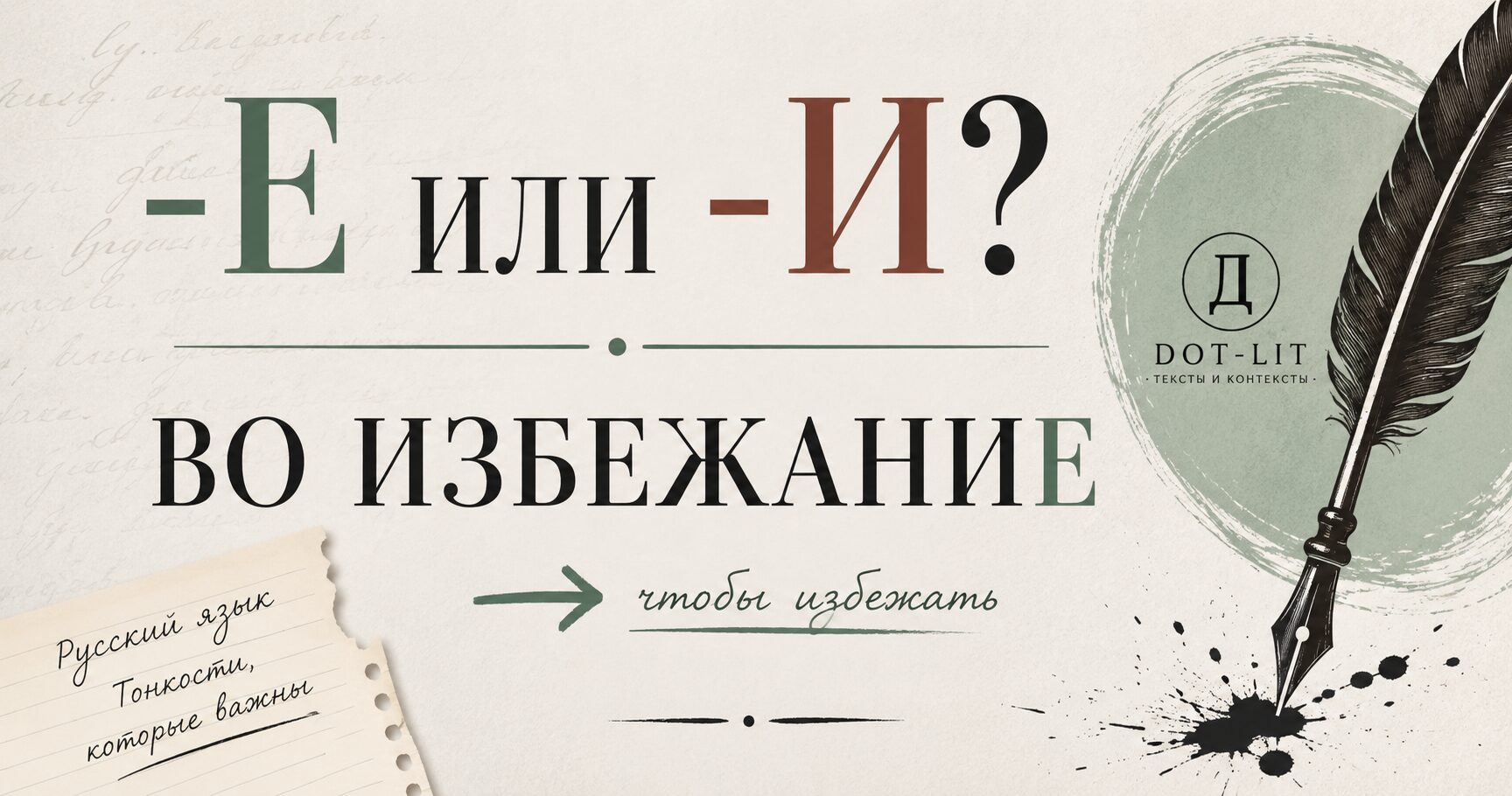 «Во избежание» или «во избежании» – как правильно? Все нюансы